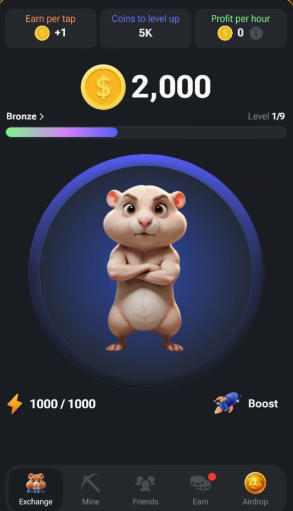 Hamster Kombat Crypto Gaming and Earning