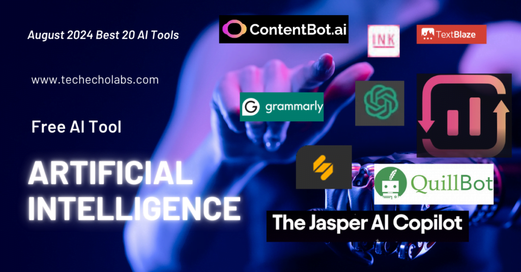 Top 20 Free AI Tools for Content Creation in August 2024